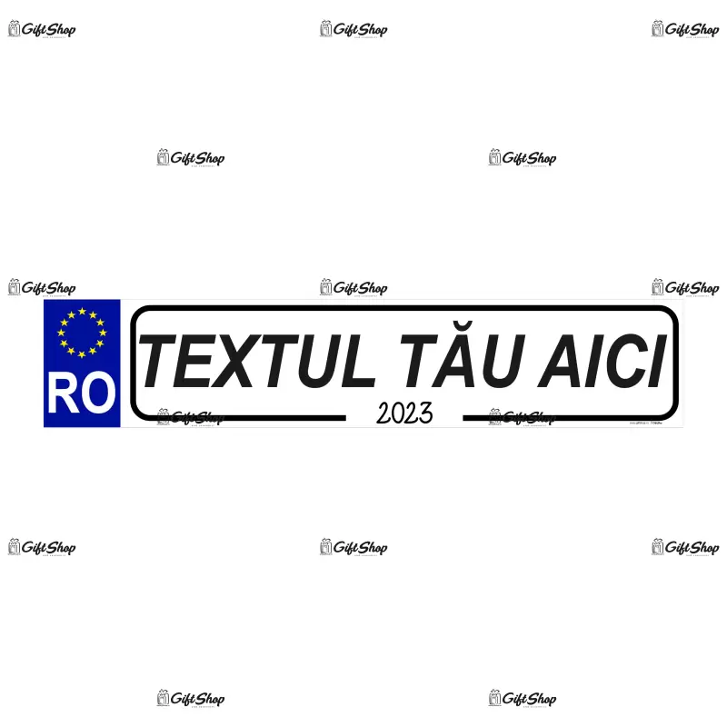.indicator masina, personalizat 200x60 mm